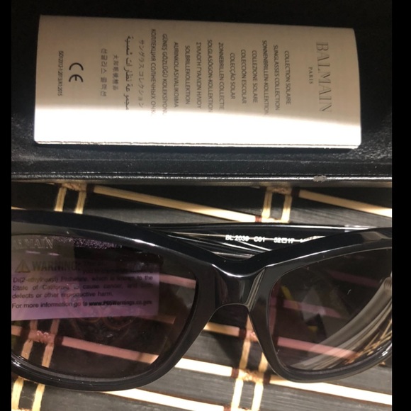 New Authentic Balmain BL 2039 CL Black Shades main image 9